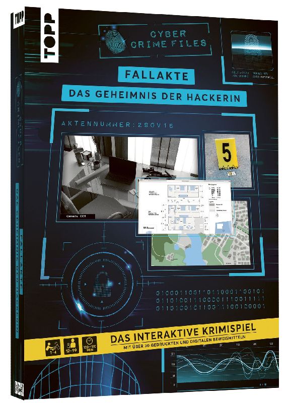 Cyber Crime Files - Fallakte: Das Geheimnis der Hackerin - Das geniale Krimispiel mit über 30 Beweismitteln