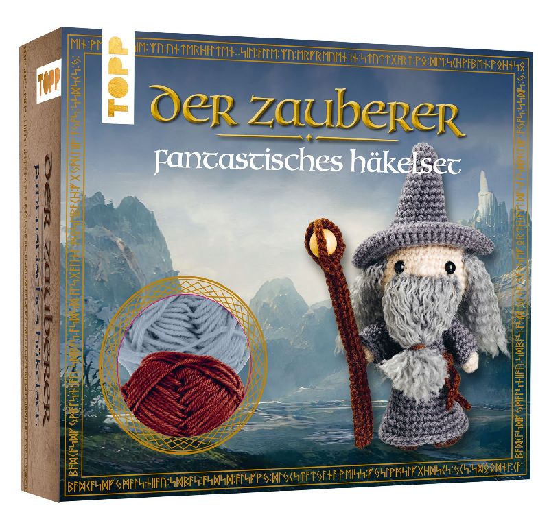 Fantastisches Häkelset Zauberer