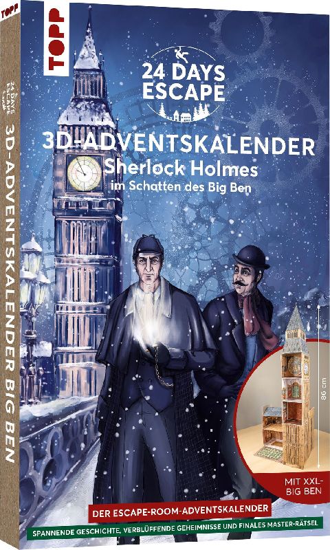 24 DAYS ESCAPE 3D-Adventskalender - Sherlock Holmes im Schatten des Big Ben