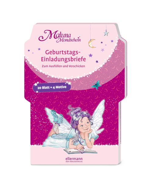 Maluna Mondschein Einladungsbriefe