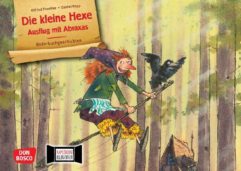 Die kleine Hexe: Ausflug mit Abraxas. Kamishibai Bildkartenset
