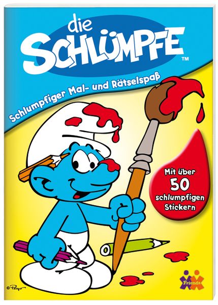 Die Schlümpfe. Schlumpfiger Mal- und Rätselspaß