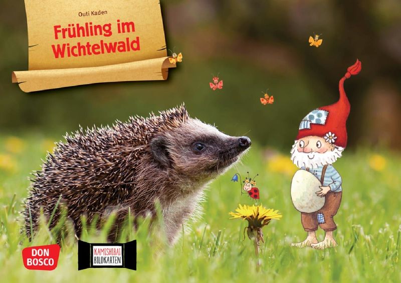 Frühling im Wichtelwald. Kamishibai Bildkartenset