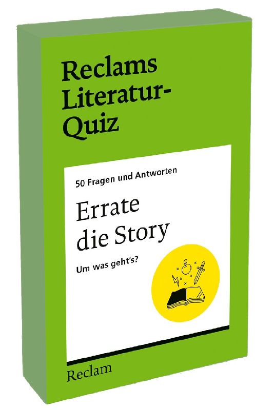 Errate die Story. Um was geht's? 50 Fragen und Antworten für Büchermenschen
