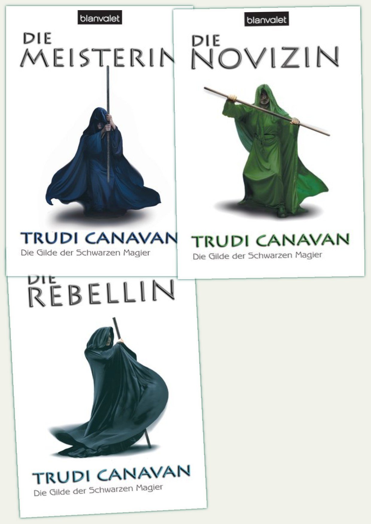 Die Gilde der Schwarzen Magier, Band 1: Die Rebellin / Band 2: Die Novizin / Band 3: Die Meisterin