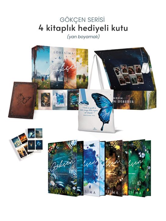 Gökçen Serisi (4 Kitaplık Yan Boyamalı - Hediyeli Kutu)