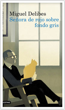 Señora de rojo sobre fondo gris (Áncora & Delfín)