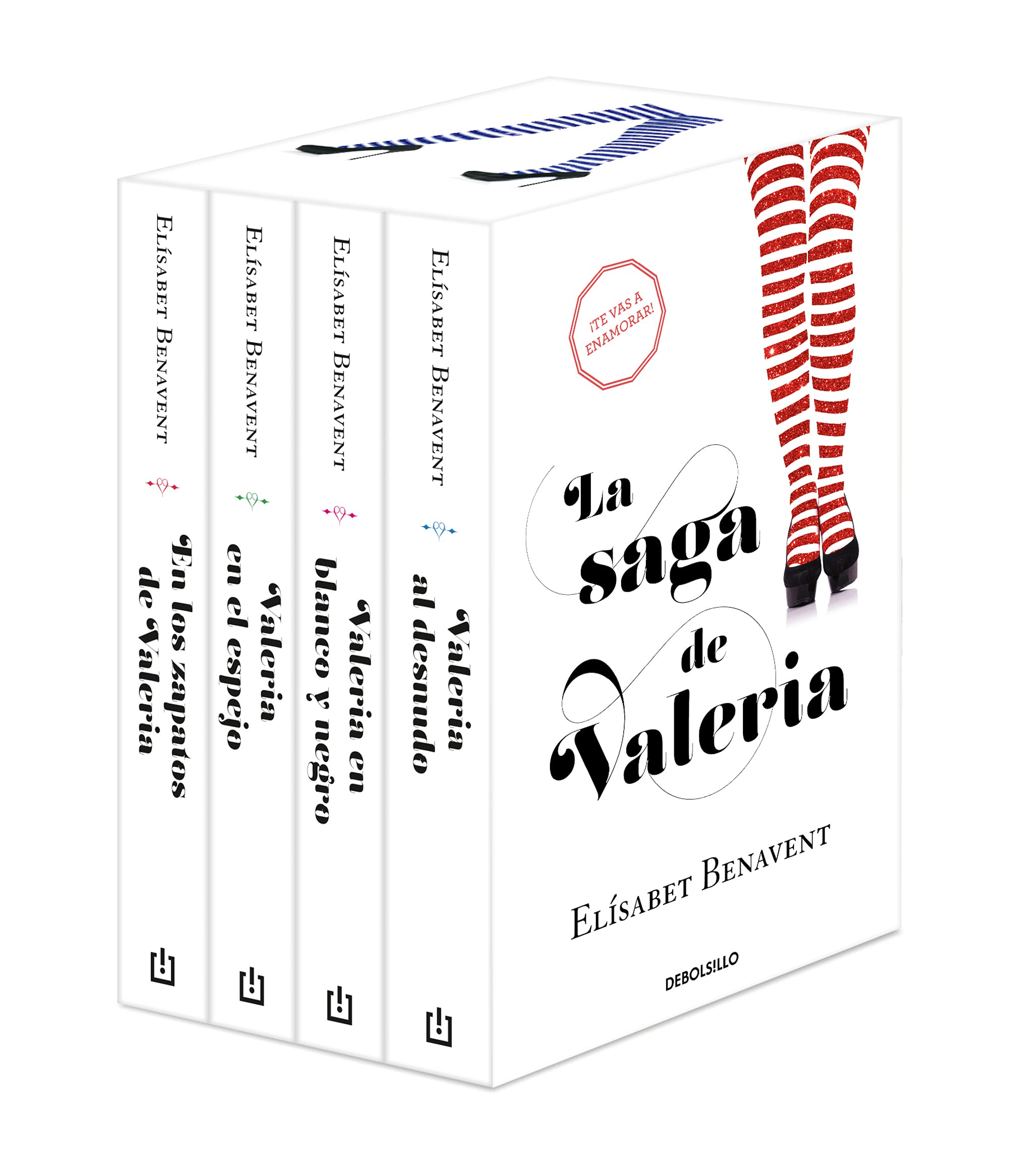 La saga de Valeria (edición estuche): En los zapatos de Valeria | Valeria en el espejo | Valeria en blanco y negro | Valeria al desnudo (Best Seller)