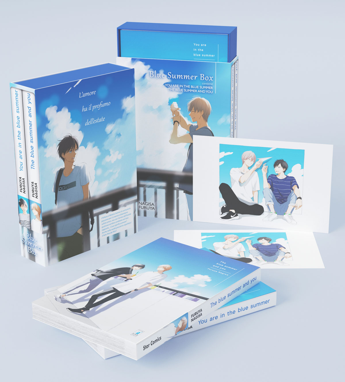 Blue summer box: You are in the blue summer-The blue summer and you (Queer, Band 5)