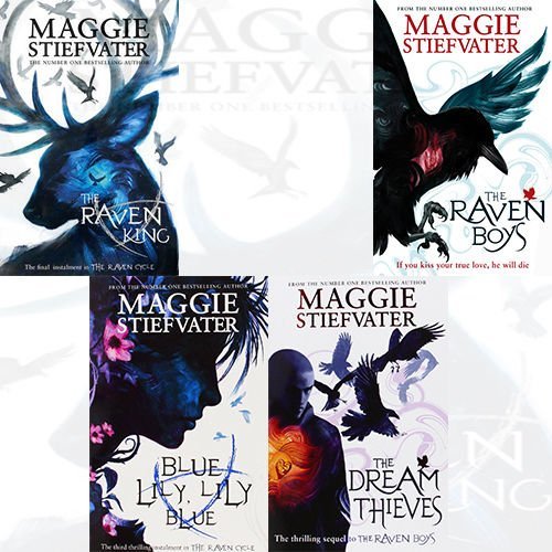 The Raven Cycle Series Maggie Stiefvater Collection 4 Books Set (Book 1-4) (The Raven Boys, The Dream Thieves, Blue Lily Lily Blue, The Raven King)