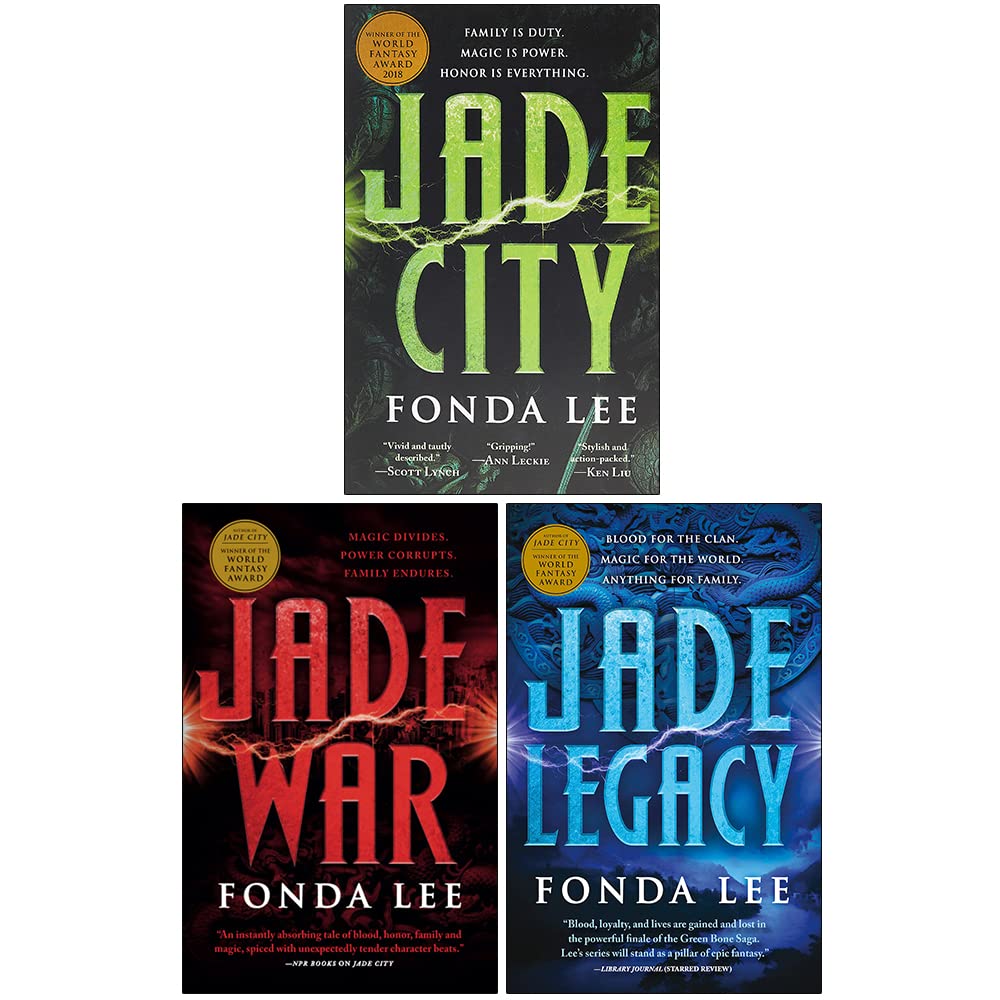 The Green Bone Saga Series 3 Books Collection Set By Fonda Lee (Jade City, Jade War, Jade Legacy)