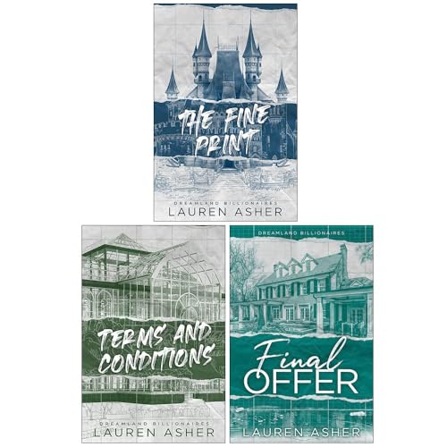 Lauren Asher Dreamland Billionaires Series Collection 3 Books Set (The Fine Print, Terms and Conditions, Final Offer)