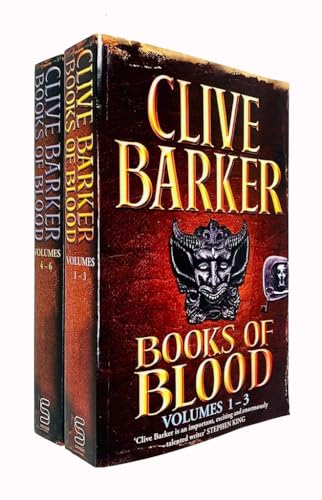 Books Of Blood Omnibus Volumes 1-3 & 4-6 Collection 2 Books Set By Clive Barker