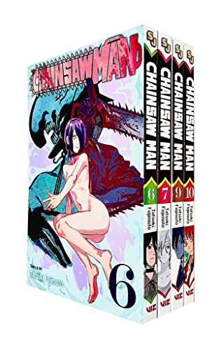Chainsaw Man Volume 6 7 9 10 Collection 4 Books Set By Tatsuki Fujimoto