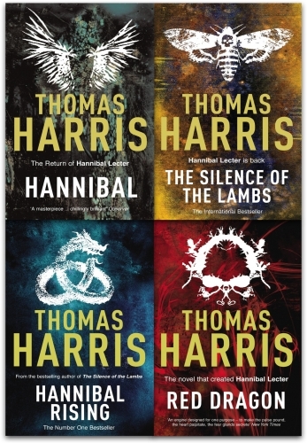 Thomas Harris Hannibal Lecter Series 4 Books Bundle Collection (Red Dragon,Hannibal,Silence Of The Lambs,Hannibal Rising)
