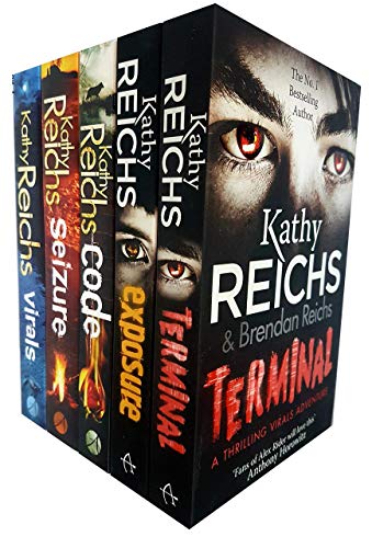Kathy reichs virals series 5 books collection set (virals, seizure, code, exposure, terminal)