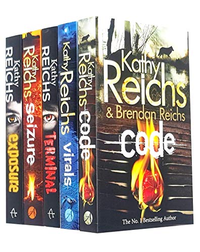 Kathy reichs virals series 5 books collection set (virals, seizure, code, exposure, terminal)