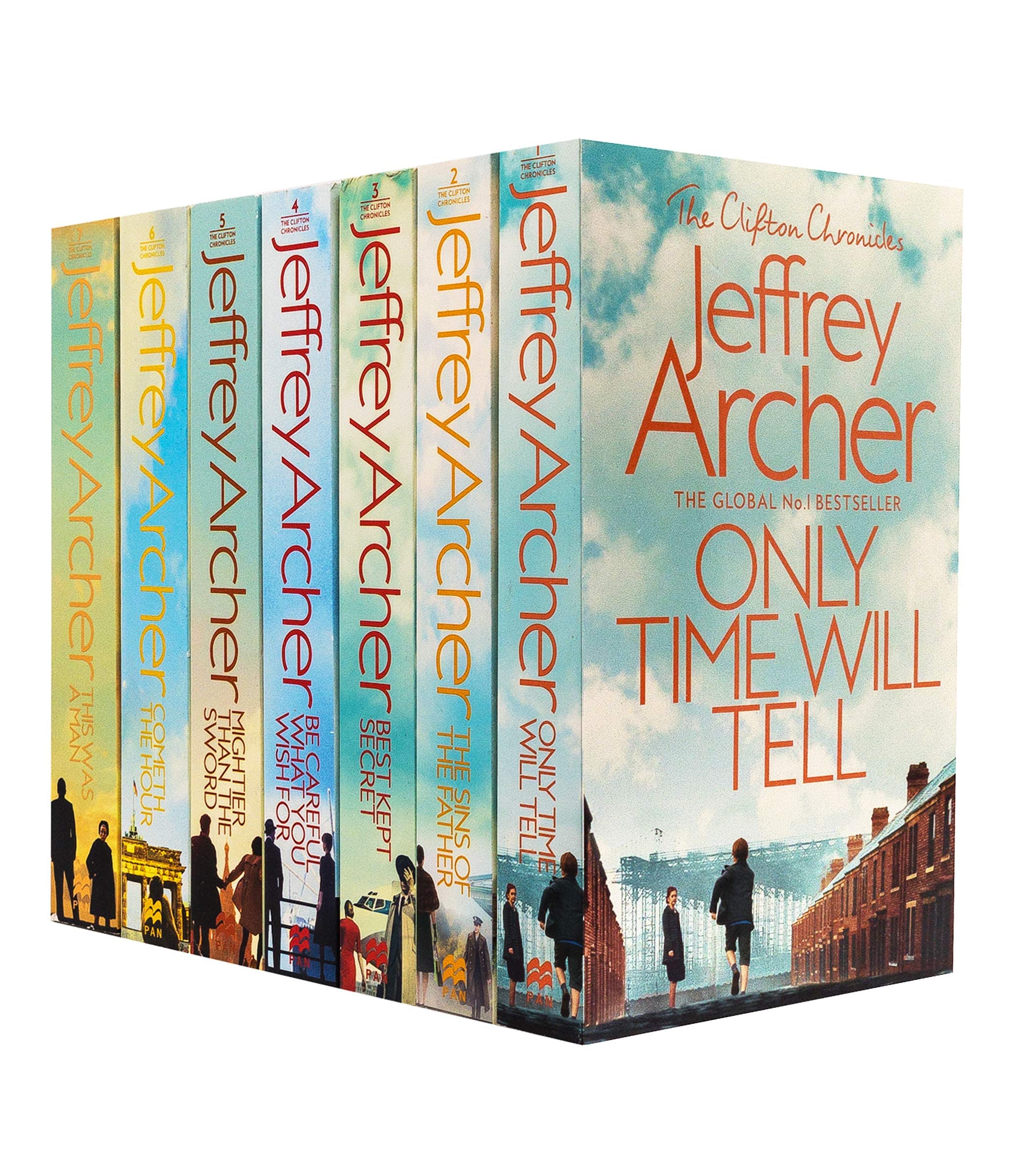 Jeffrey Archer The Clifton Chronicles Serie 7 Büchersammlungsset mit Geschenktagebuch