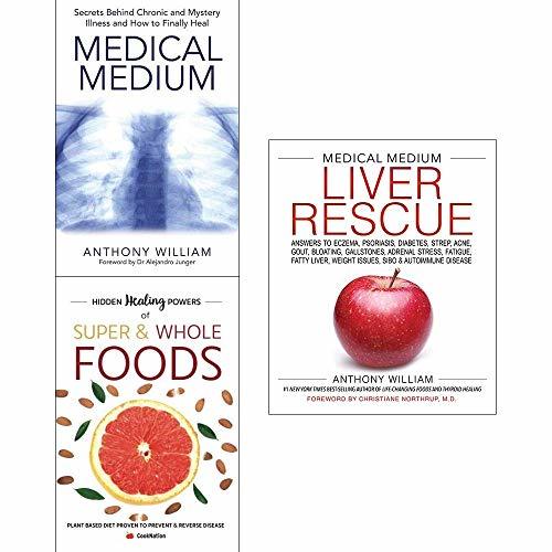 Medical medium liver rescue [hardcover], secrets behind chronic and mystery, hidden healing powers 3 books collection set