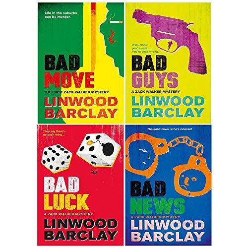 Zack Walker Mystery Series 4 Books Collection Set (Bad Move,Bad Guys,Bad Luck,Bad News)