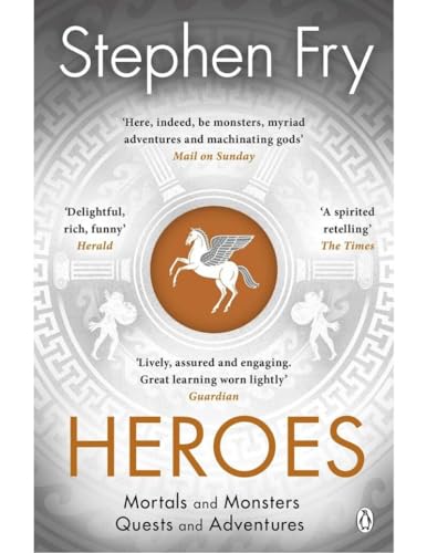 Stephen Fry Greek Myths Series 2 Books Collection Set (Mythos, Heroes)