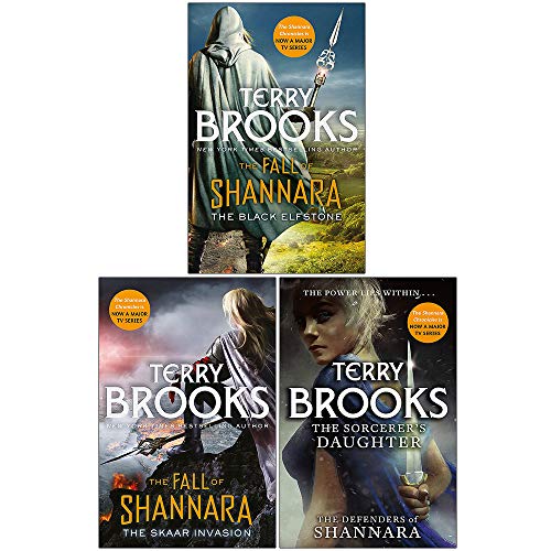 Terry Brooks Shannara Series 3 Books Collection Set (The Black Elfstone, The Skaar Invasion, The Sorcerers Daughter)