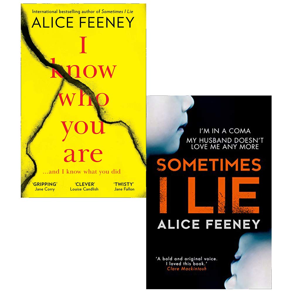Alice Feeney Collection 2 Books Set (I Know Who You Are, Sometimes I Lie)