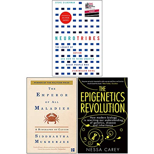 NeuroTribes, The Emperor of All Maladies, The Epigenetics Revolution 3 Books Collection Set
