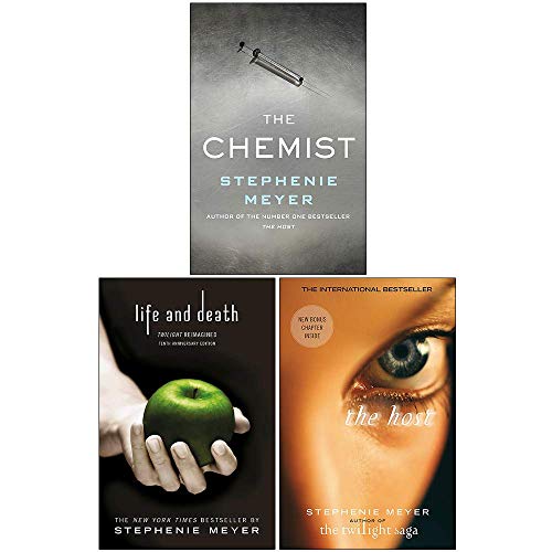 Stephenie Meyer Collection 3 Books Set (The Chemist, Life and Death, The Host)