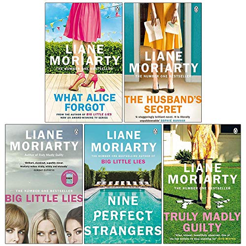 Liane Moriarty Collection 8 Books Set (The Hypnotist's Love Story,The Last Anniversary,What Alice Forgot,The Husband's Secret,Three Wishes,Big Little Lies,Nine Perfect Strangers,Truly Madly Guilty)