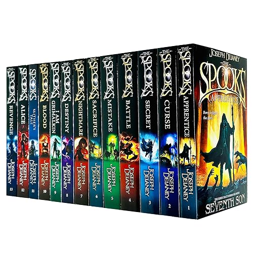 The Spooks Books 1 - 13 Complete Wardstone Chronicles Collection Set by Joseph Delaney ( Apprentice, Curse, Secret, Battle, Destiny, Alice, Revenge & MORE!)