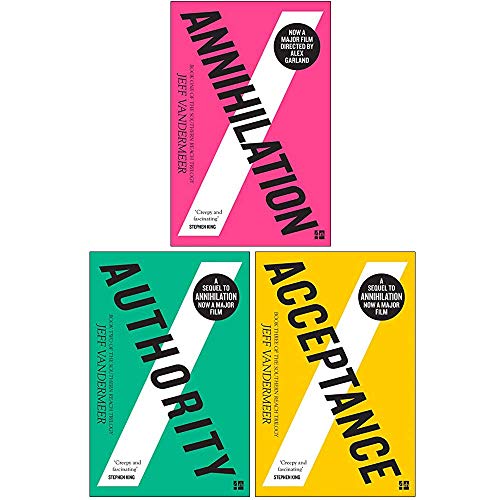 Southern Reach Trilogy 3 Books Collection Set By Jeff VanderMeer (Annihilation, Authority, Acceptance)