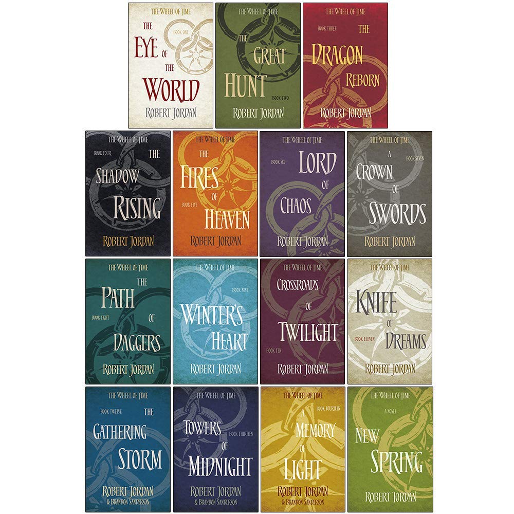 The Wheel of Time Series 1-15 Books Collection Set Pack (Book 1-14) By Robert Jordan