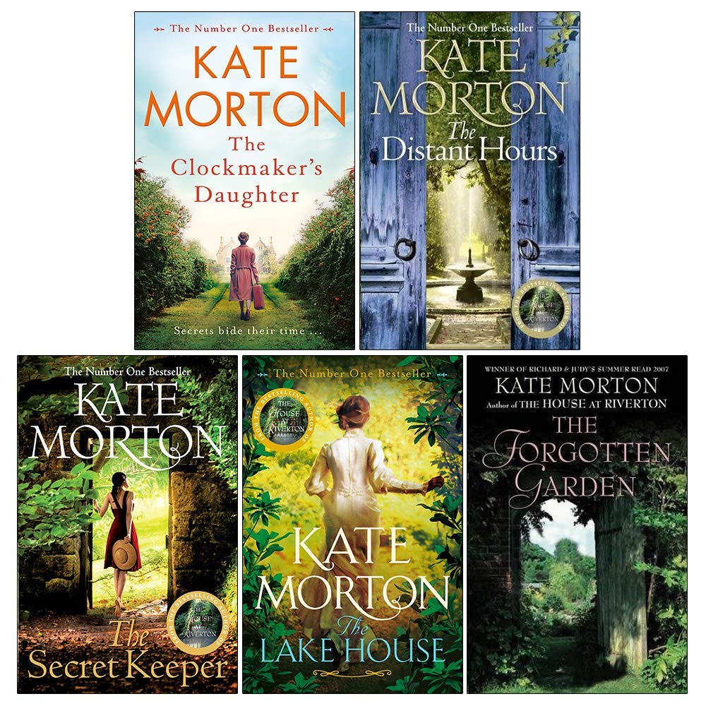 Kate Morton Collection 5 Books Set (The Clockmaker's Daughter, The Distant Hours, The Secret Keeper, The Lake House, The Forgotten Garden)