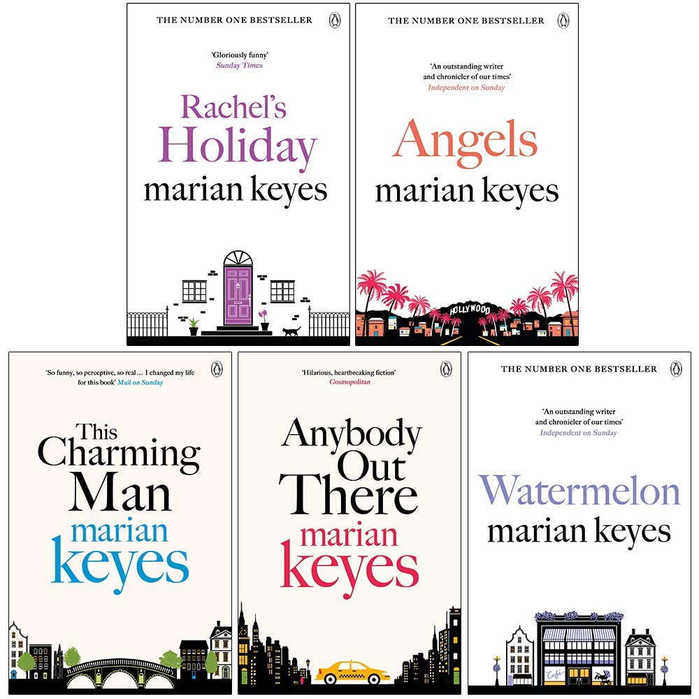Marian Keyes 5-Bücher-Sammlungsset (Rachel's Holiday, Angels, This Charming Man, Anybody Out There, Watermelon)
