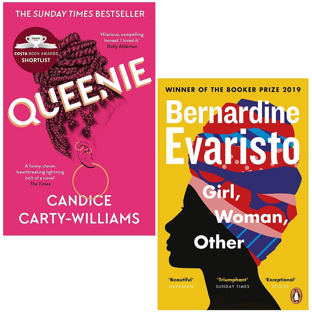Queenie By Candice Carty-Williams and Girl Woman Other By Bernardine Evaristo 2 Books Collection Set