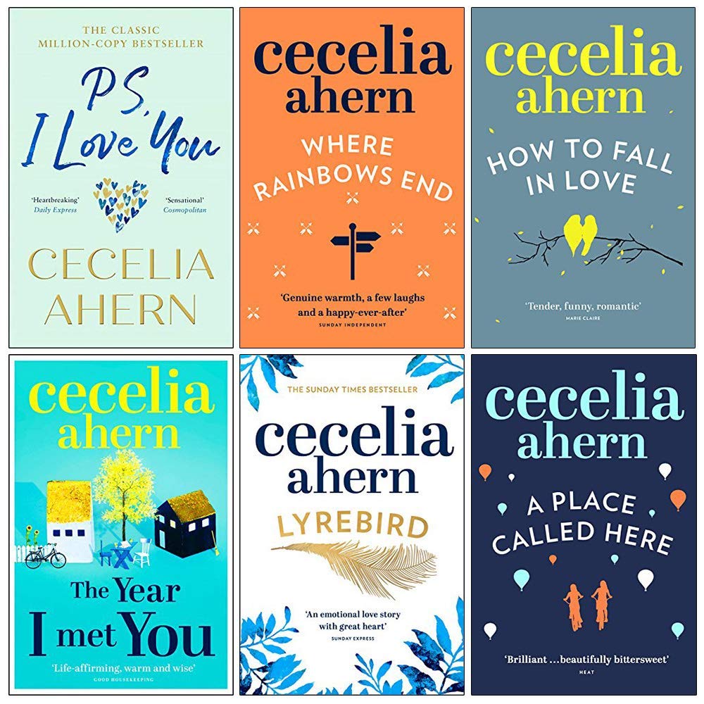Cecelia Ahern Collection 6 Books Set (PS I Love You, Where Rainbows End, How to Fall in Love, The Year I Met You, Lyrebird, A Place Called Here) - Cecelia Ahern