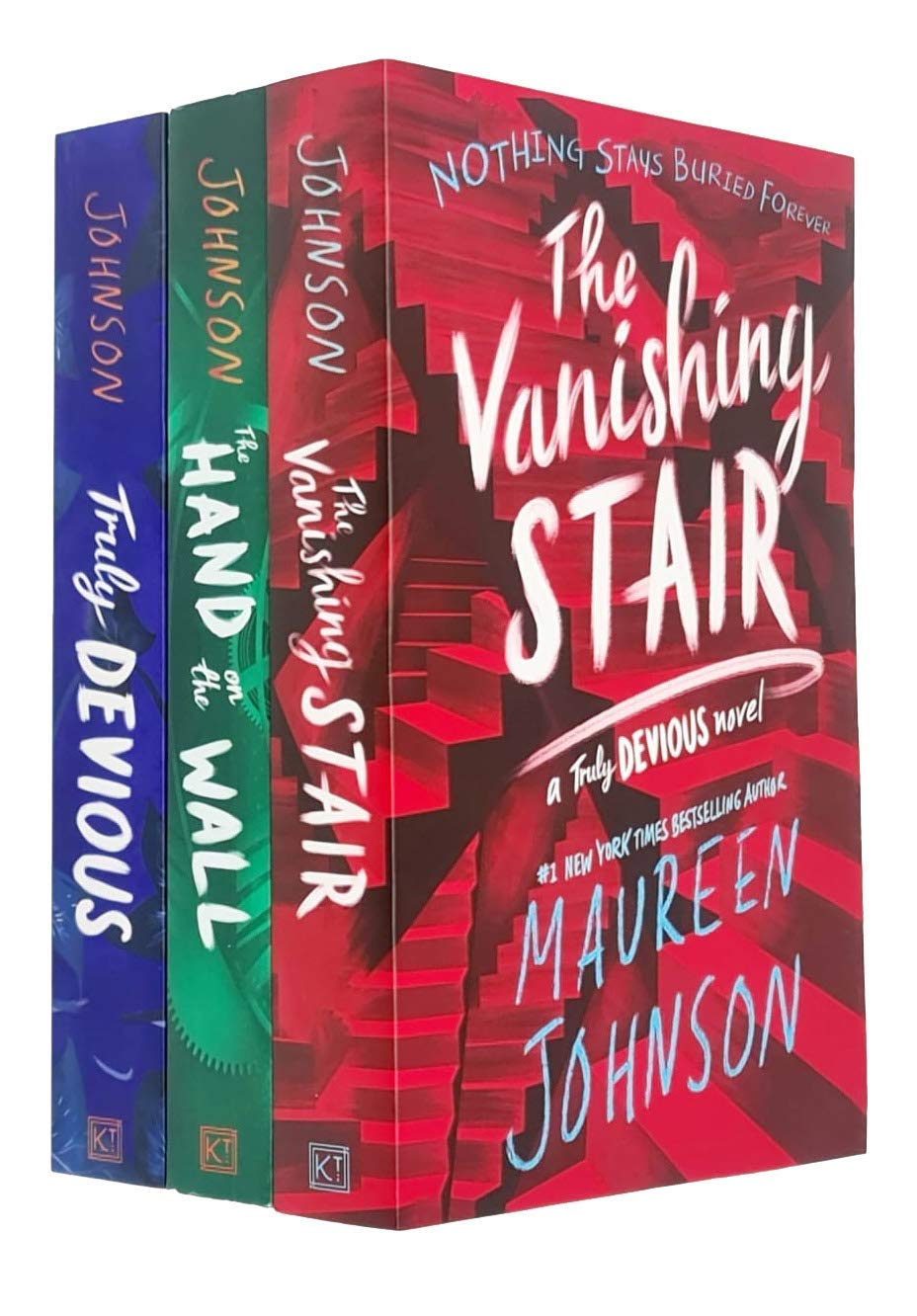 Truly Devious Series 3 Books Collection Set By Maureen Johnson (Truly Devious A Mystery, The Vanishing Stair, The Hand on the Wall)