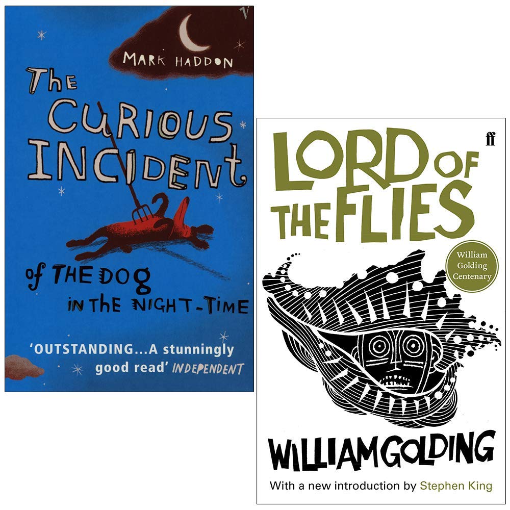 The Curious Incident of the Dog and Lord of the Flies 2 Books Collection Set - Mark Haddon