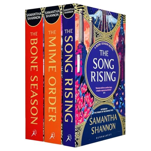 Samantha Shannon Bone Season Series Collection 3 Books Set (The Song Rising, The Mime Order, The Bone Season)