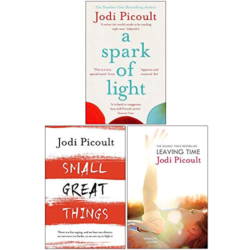 Jodi Picoult Collection 3 Books Set (A Spark of Light, Small Great Things, Leaving Time)