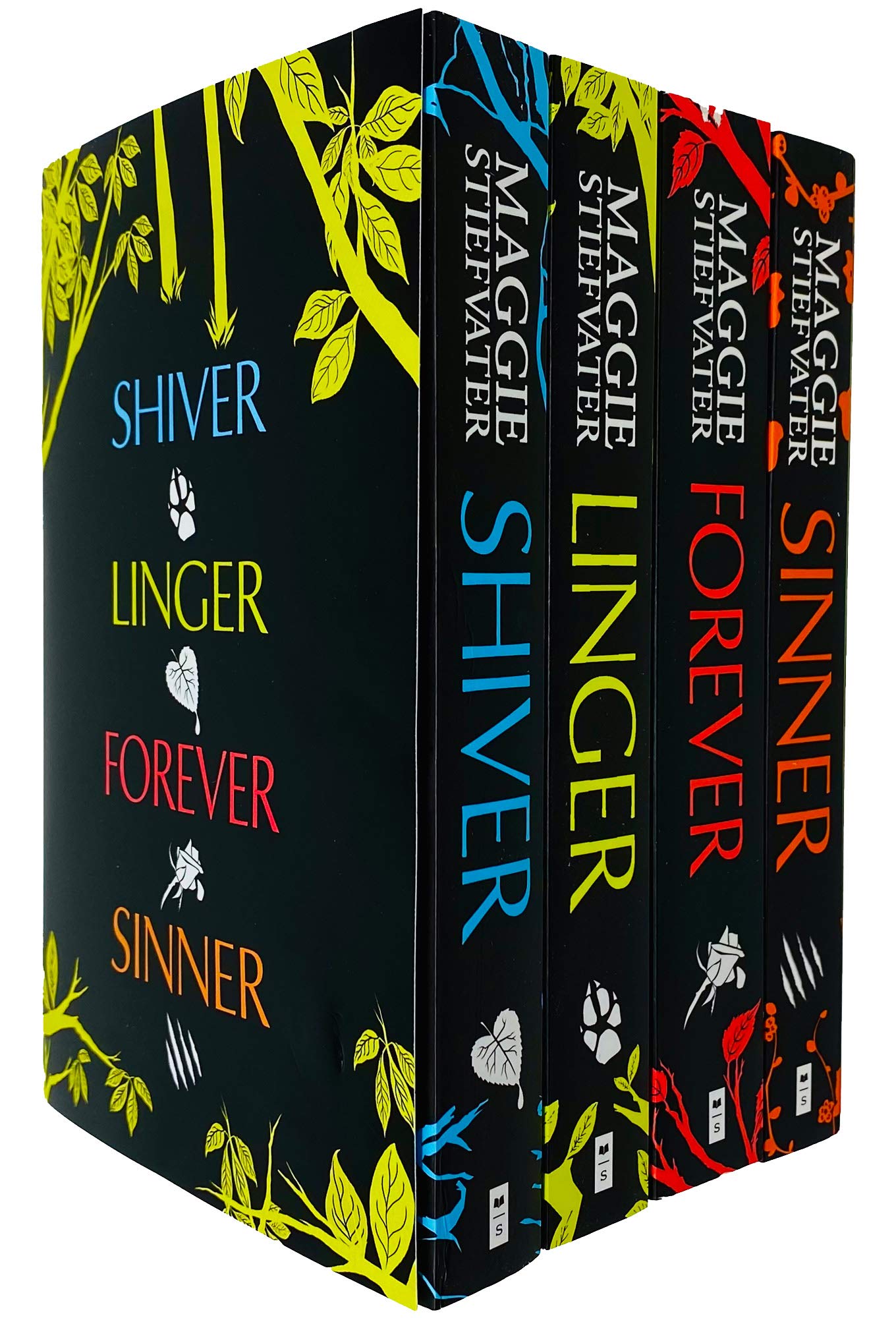 Wolves of Mercy Falls Series Books 1 - 4 Collection Set by Maggie Stiefvater (Shiver, Linger, Forever & Sinner)