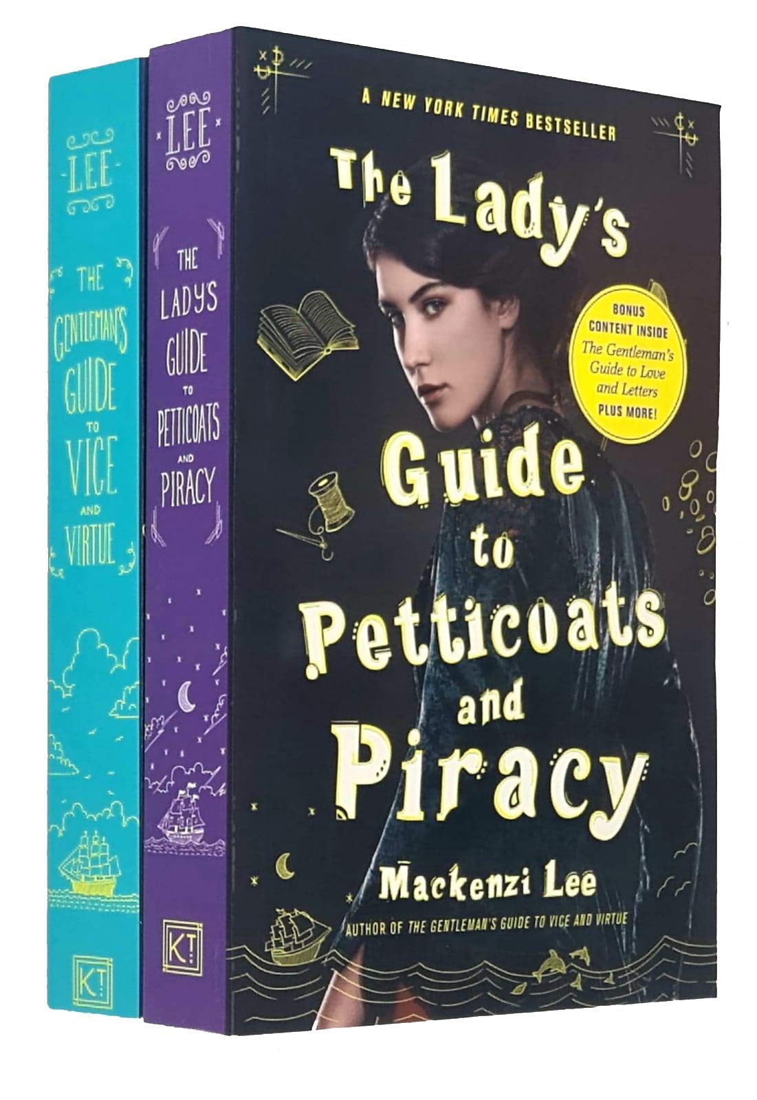 The Gentleman's Guide to Vice and Virtue & The Lady's Guide to Petticoats and Piracy By Mackenzi Lee 2 Books Collection Set - Mackenzi Lee