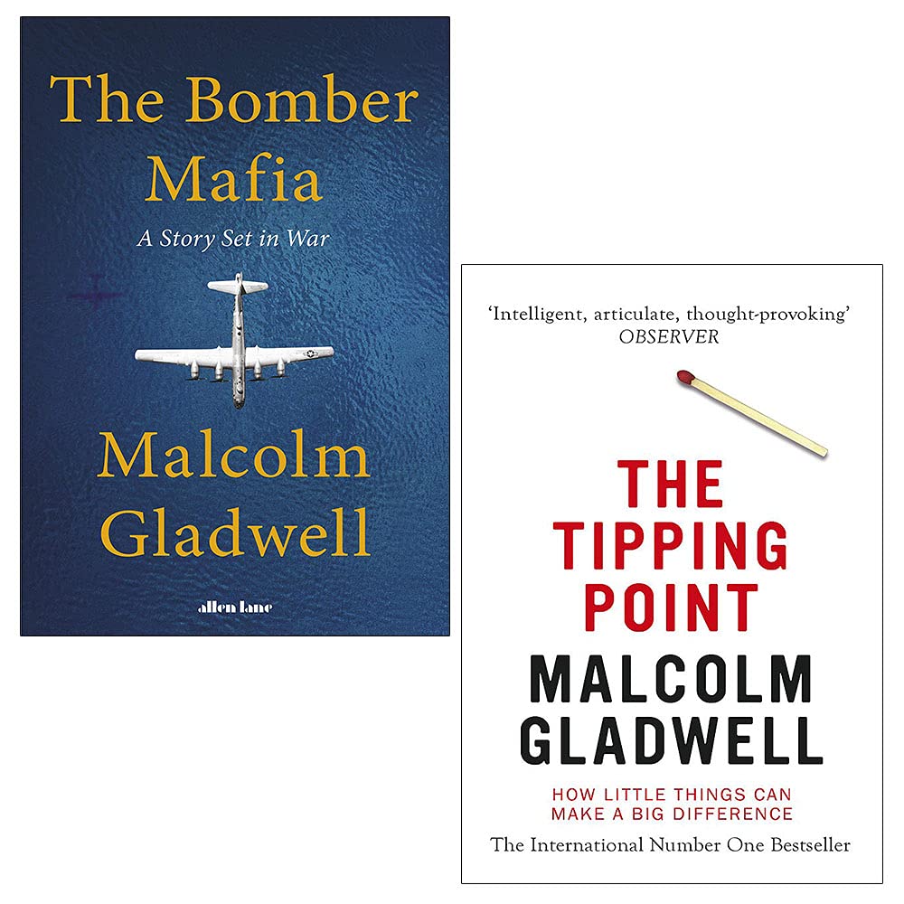 The Tipping Point & The Bomber Mafia [Hardcover] By Malcolm Gladwell 2 Books Collection Set