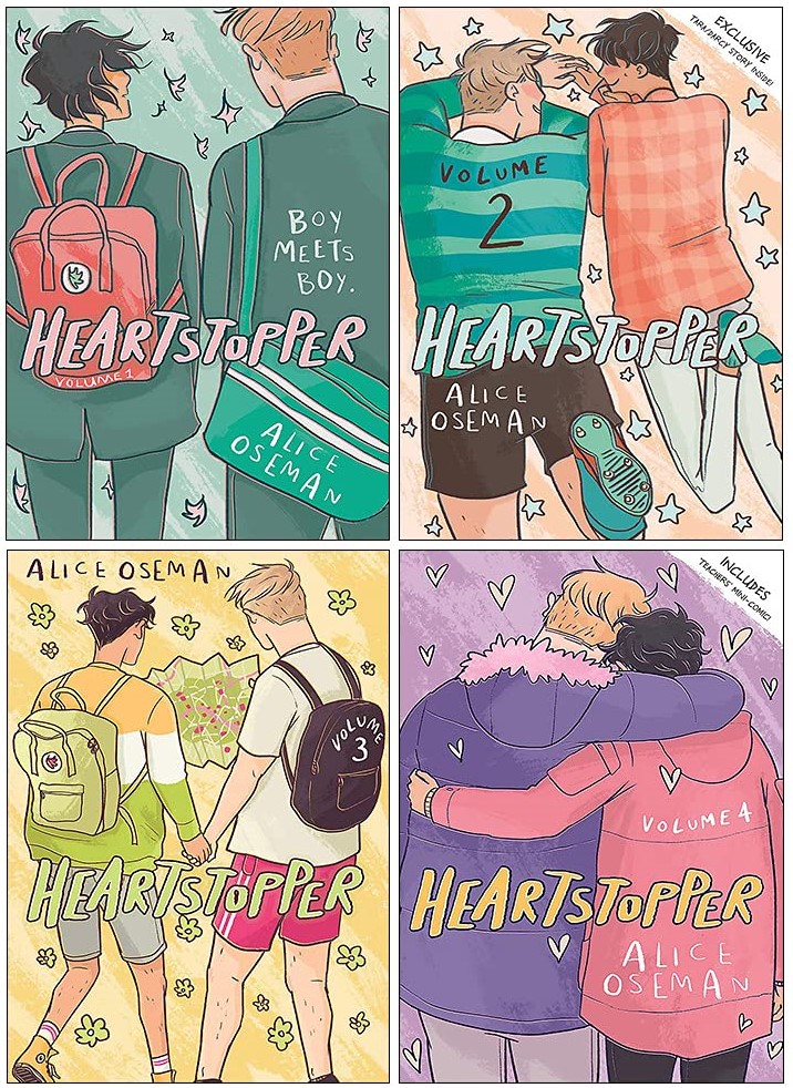 Heartstopper Series Volume 1-4 Books Set By Alice Oseman - Alice Oseman