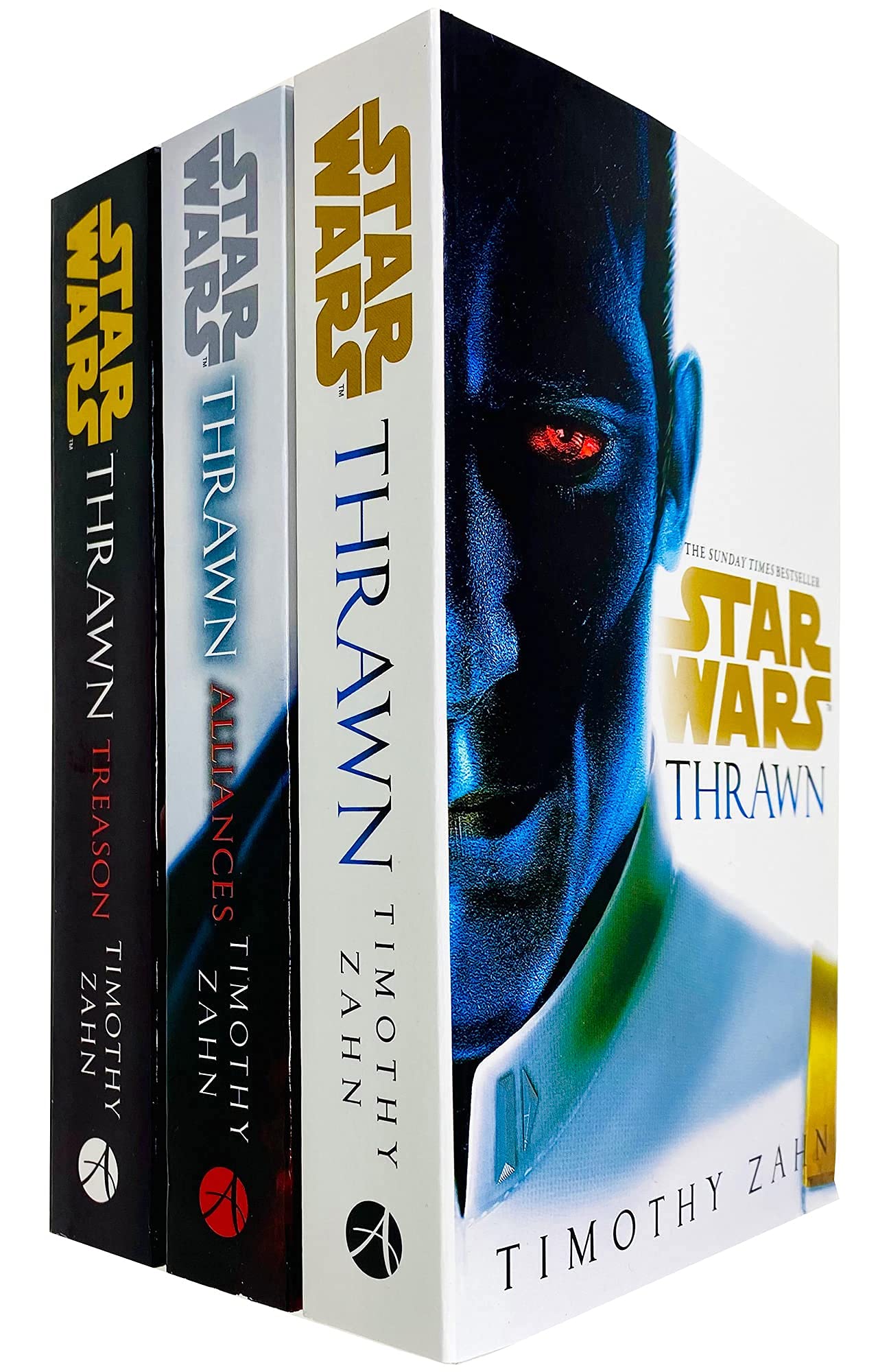 Star Wars: Thrawn Series Books 1 - 3 Collection Set by Timothy Zahn (Thrawn, Alliances & Treason)