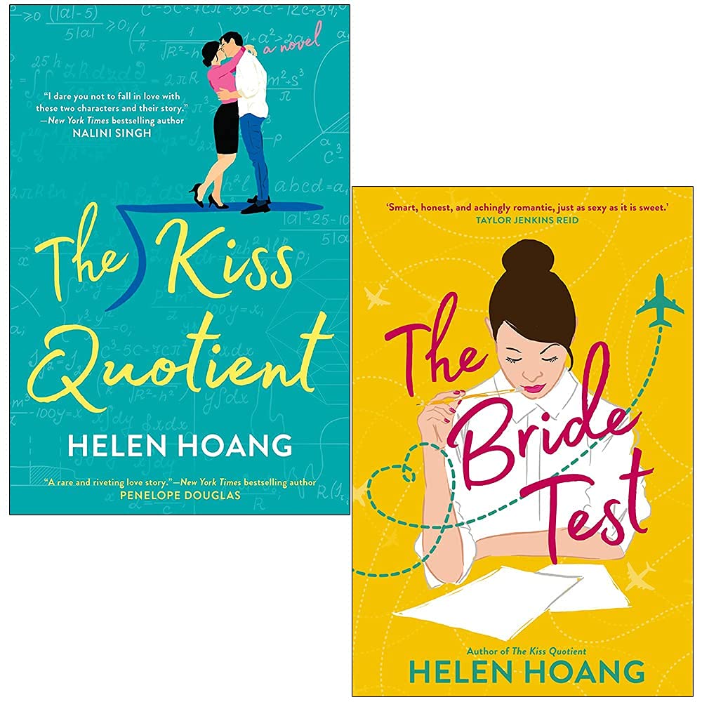 Die Kiss Quotient-Reihe, Bücher 1–3, Sammlungsset von Helen Hoang (The Kiss Quotient, The Bride Test & The Heart Principle)