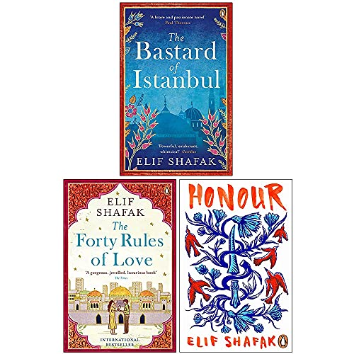 Elif Shafak Collection 3-Bücher-Set (Der Bastard von Istanbul, Die vierzig Regeln der Liebe, Ehre)