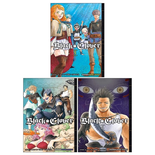 Black Clover Series Vol 5-7 Collection 3 Books Set By Yuki Tabata