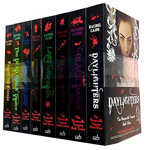 Rachel Caine Morganville Vampires Series 8 Books Collection Set (Daylighters, Black Dawn, Fall of Night, Last Breath, Midnight Alley, Glass Houses, The Dead Girls Dance, Feast of Fools)